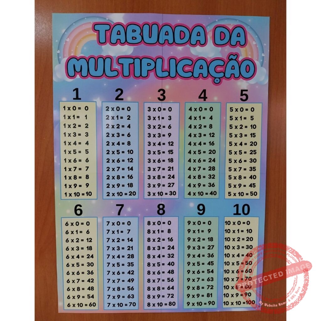 KIT TABUADAS: ADIÇÃO, SUBTRAÇÃO, MULTIPLICAÇÃO E DIVISÃO. - Arlete Silva